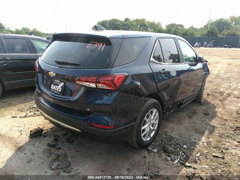 2022 CHEVROLET EQUINOX LT VIN: 3GNAXKEV2NL276391