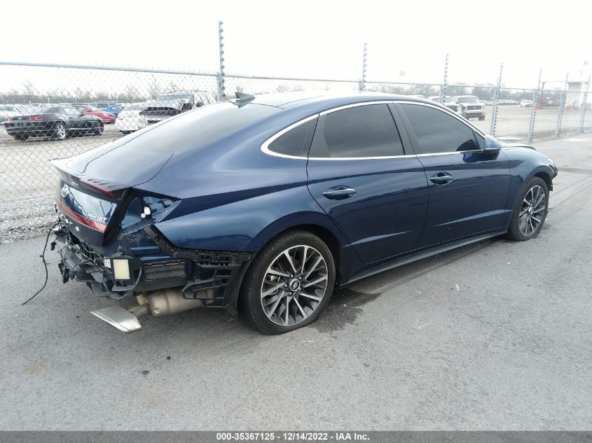2020 HYUNDAI SONATA LIMITED VIN: 5NPEH4J27LH059978