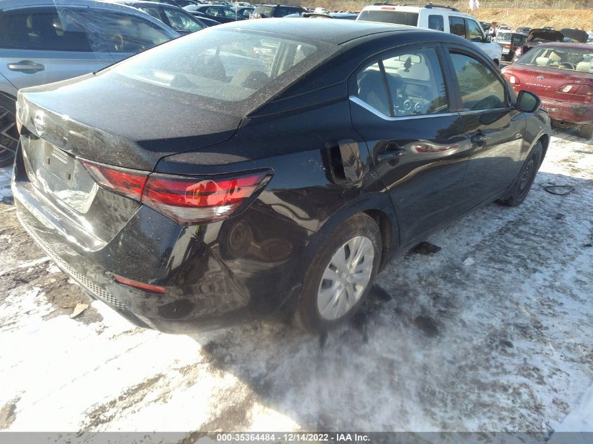 2022 NISSAN SENTRA S VIN: 3N1AB8BV3NY254176