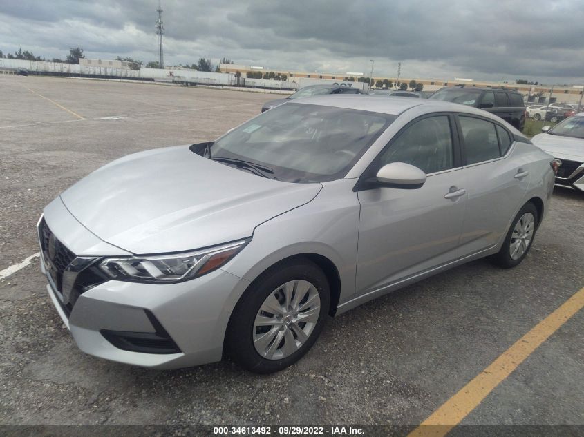 2022 NISSAN SENTRA S VIN: 3N1AB8BV0NY292724