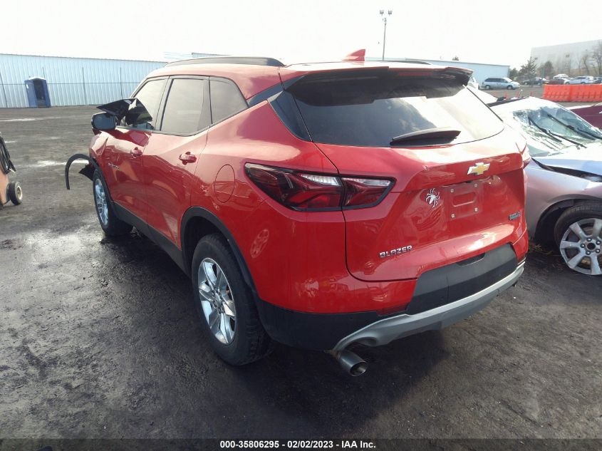 2021 CHEVROLET BLAZER LT VIN: 3GNKBBRA5MS533476