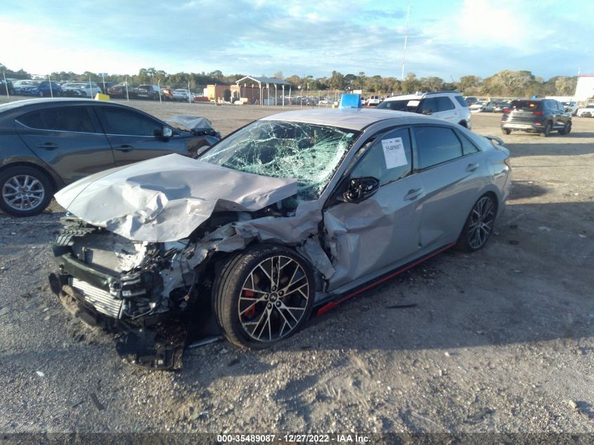 2022 HYUNDAI ELANTRA N VIN: KMHLW4AK3NU008026