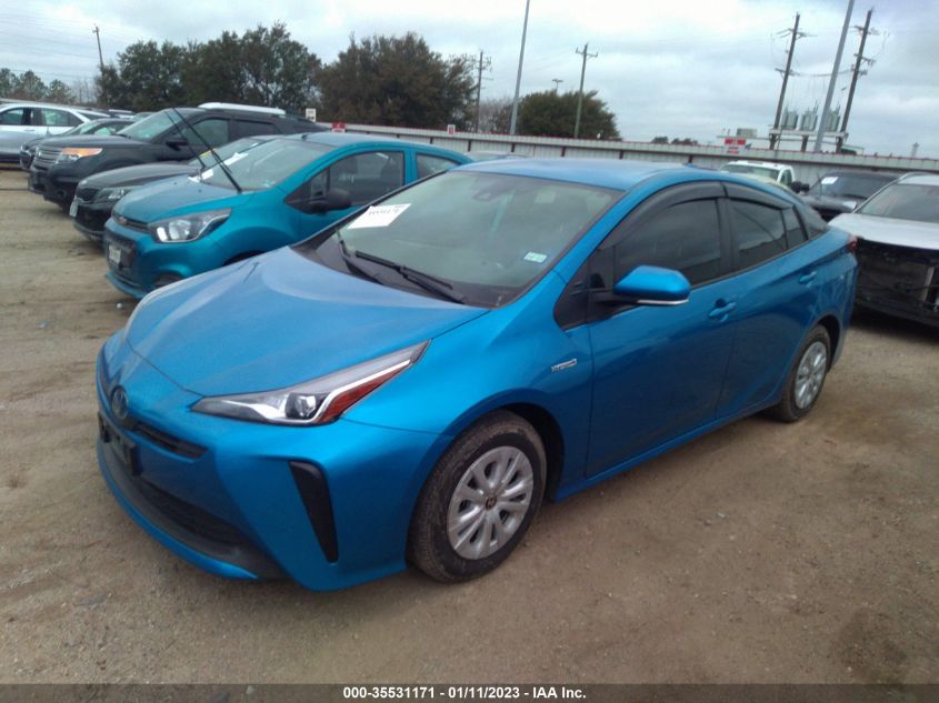 2022 TOYOTA PRIUS L VIN: JTDKAMFU3N3172018