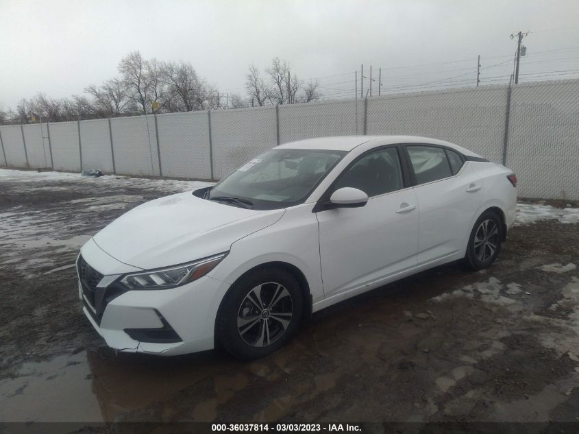 2022 NISSAN SENTRA SV VIN: 3N1AB8CV3NY274698