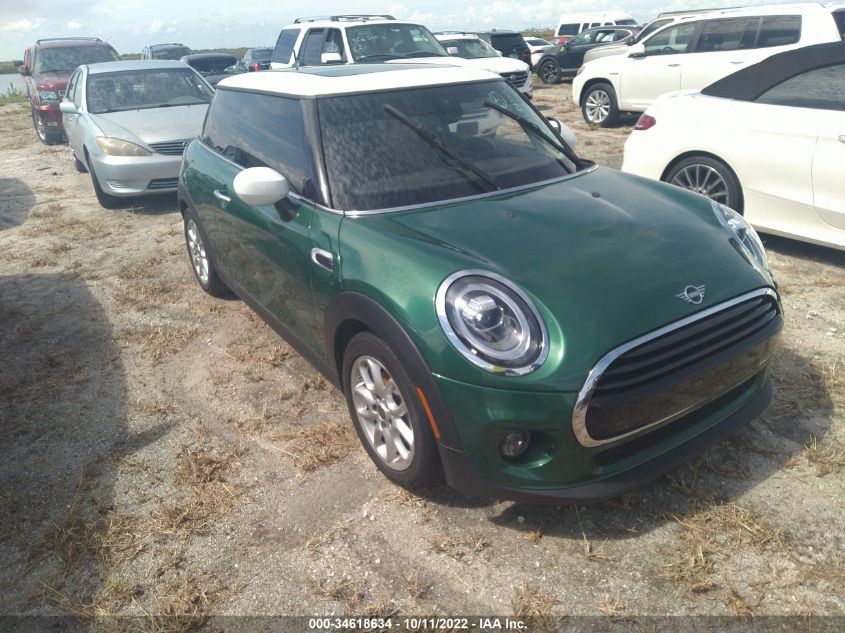 2021 MINI HARDTOP 2 DOOR COOPER VIN: WMWXR3C08M2P14032