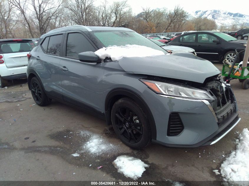 2022 NISSAN KICKS SV VIN: 3N1CP5CV6NL523985