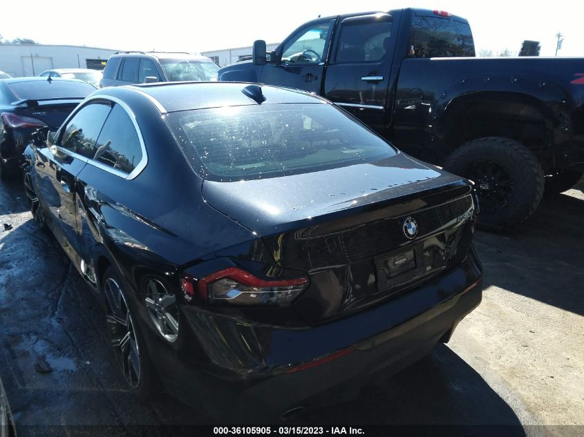 2022 BMW 2 SERIES 230I VIN: 3MW23CM04N8C46300