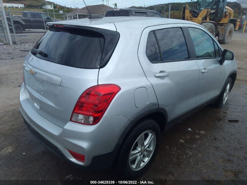 2020 CHEVROLET TRAX LS VIN: 3GNCJKSB2LL223191