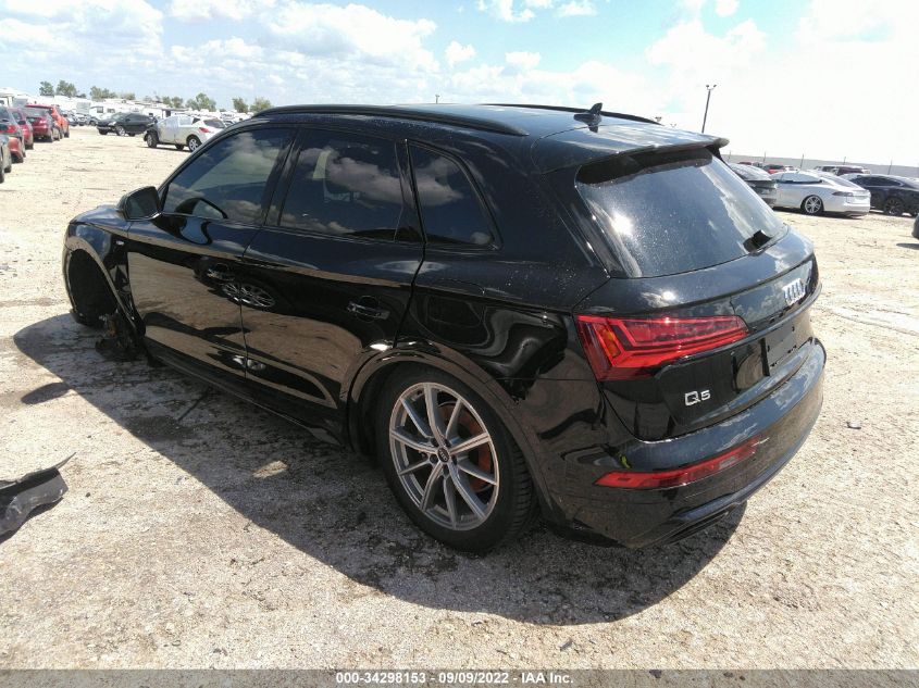 2022 AUDI Q5 S LINE PREMIUM PLUS VIN: WA1E2AFY2N2076604