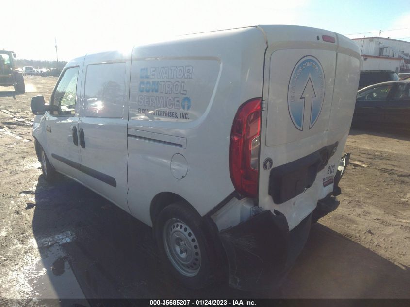 2021 RAM PROMASTER CITY TRADESMAN VIN: ZFBHRFAB2M6U41629