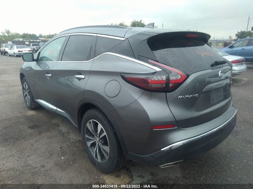2021 NISSAN MURANO SV VIN: 5N1AZ2BJXMC107083