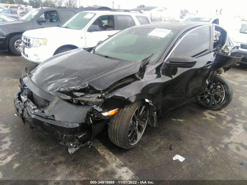 2021 HONDA CIVIC SEDAN SPORT VIN: 2HGFC2F84MH503057