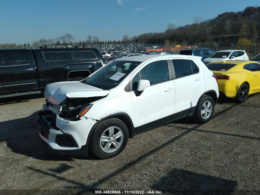 2020 CHEVROLET TRAX LS VIN: KL7CJKSB7LB052347