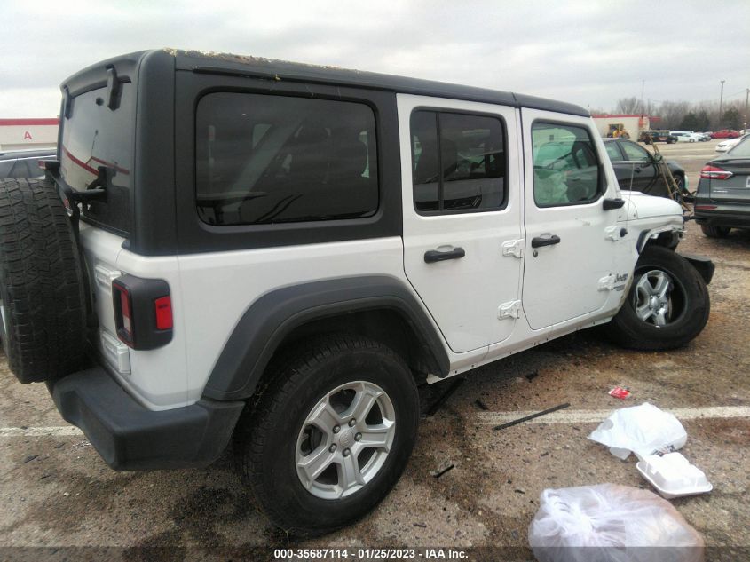 2021 JEEP WRANGLER UNLIMITED SPORT S VIN: 1C4HJXDN6MW525565