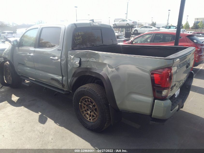 2022 TOYOTA TACOMA 4WD SR/SR5/TRD SPORT VIN: 3TMCZ5AN1NM495534