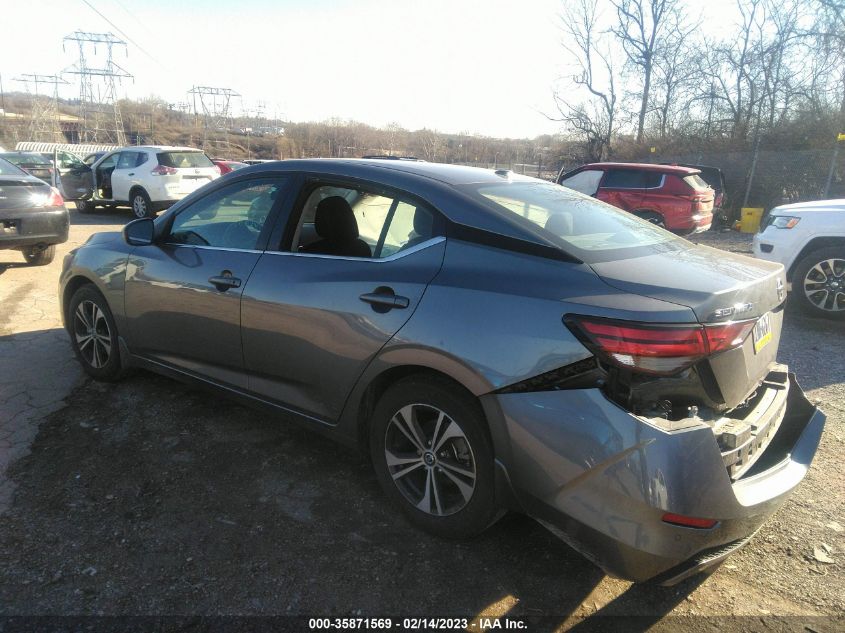 2022 NISSAN SENTRA SV VIN: 3N1AB8CV2NY211110