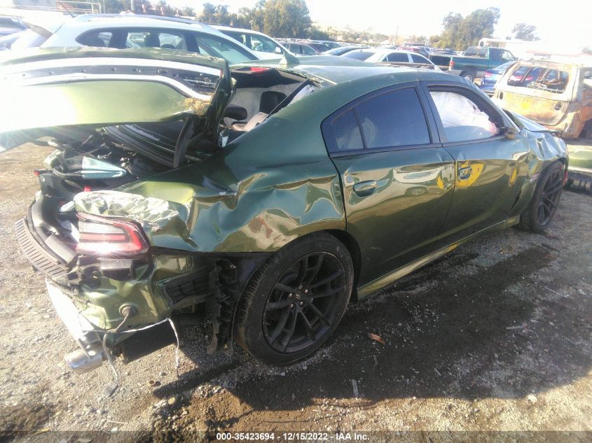 2021 DODGE CHARGER SCAT PACK VIN: 2C3CDXGJ3MH576874