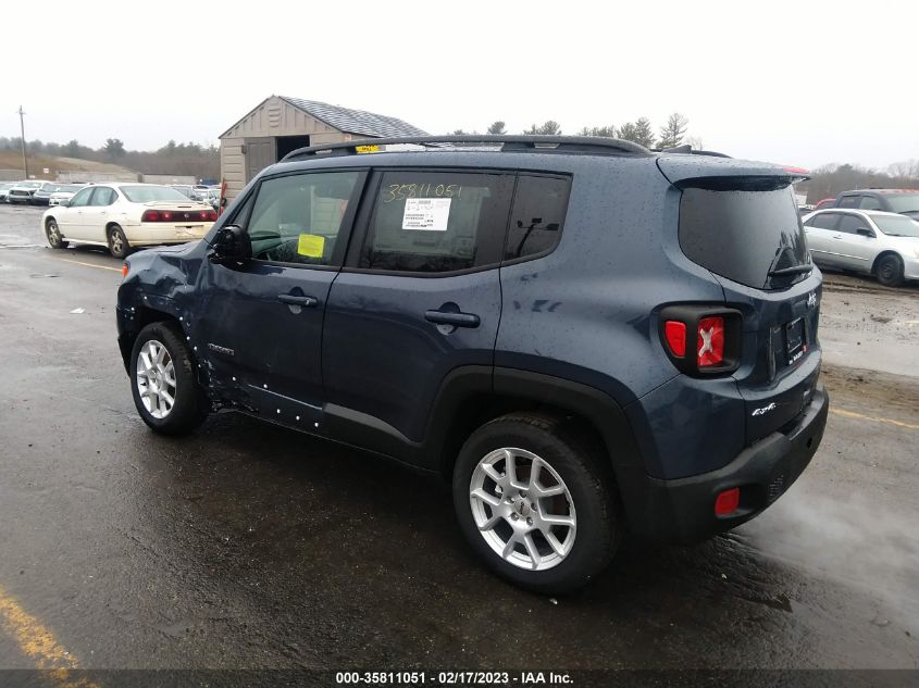 2022 JEEP RENEGADE LATITUDE VIN: ZACNJDB16NPN86427