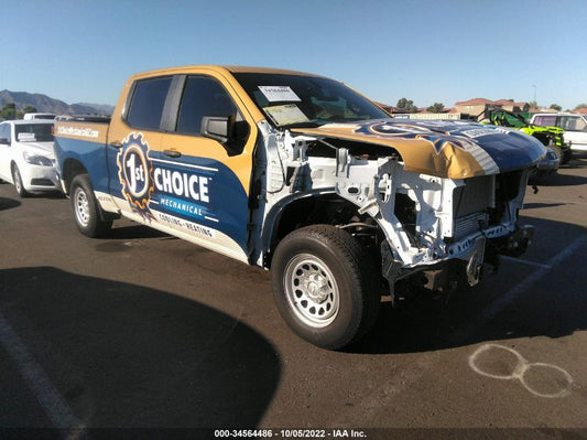 2022 CHEVROLET SILVERADO 1500 LTD WORK TRUCK VIN: 3GCPWAEK0NG198000