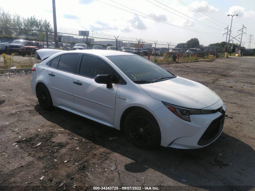 2021 TOYOTA COROLLA HYBRID LE VIN: JTDEAMDE2MJ002980