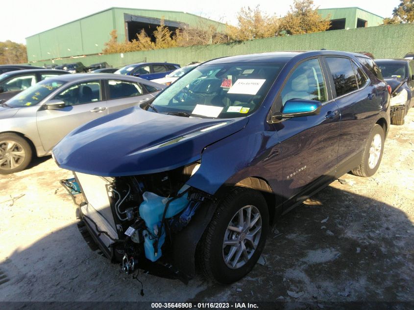 2022 CHEVROLET EQUINOX LT VIN: 3GNAXUEV4NL303960