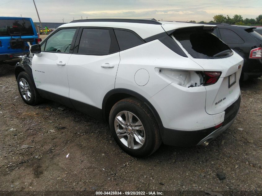 2022 CHEVROLET BLAZER LT VIN: 3GNKBHR44NS214987