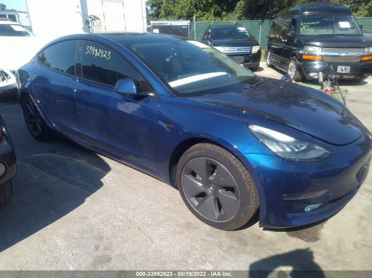 2021 TESLA MODEL 3 LONG RANGE VIN: 5YJ3E1EBXMF849011