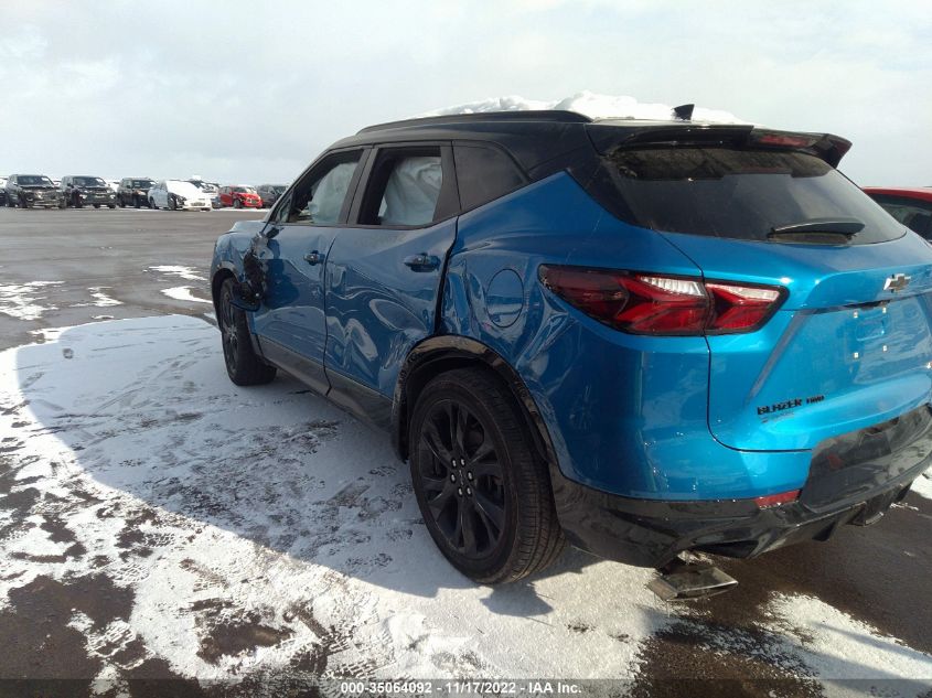 2020 CHEVROLET BLAZER RS VIN: 3GNKBKRS0LS597948