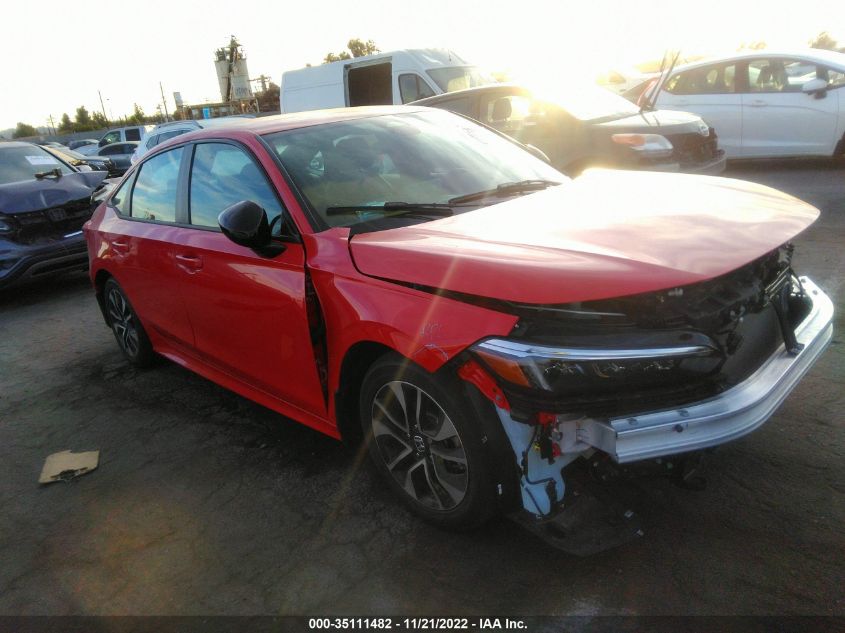2022 HONDA CIVIC SEDAN SPORT VIN: 2HGFE2F55NH597953