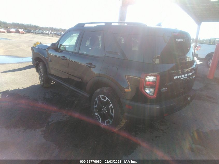 2021 FORD BRONCO SPORT OUTER BANKS VIN: 3FMCR9C68MRB40502
