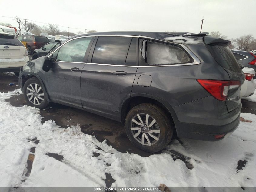 2021 HONDA PILOT EX-L VIN: 5FNYF6H53MB071950