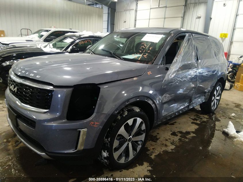 2022 KIA TELLURIDE EX VIN: 5XYP34HC6NG274641