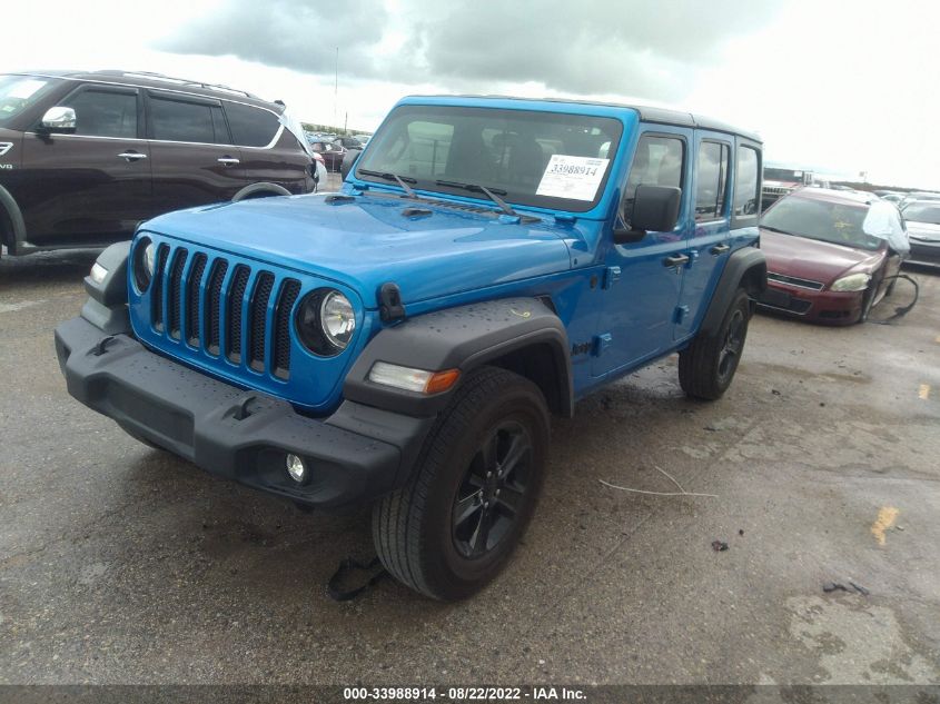 2021 JEEP WRANGLER UNLIMITED SPORT ALTITUDE VIN: 1C4HJXDN2MW856918