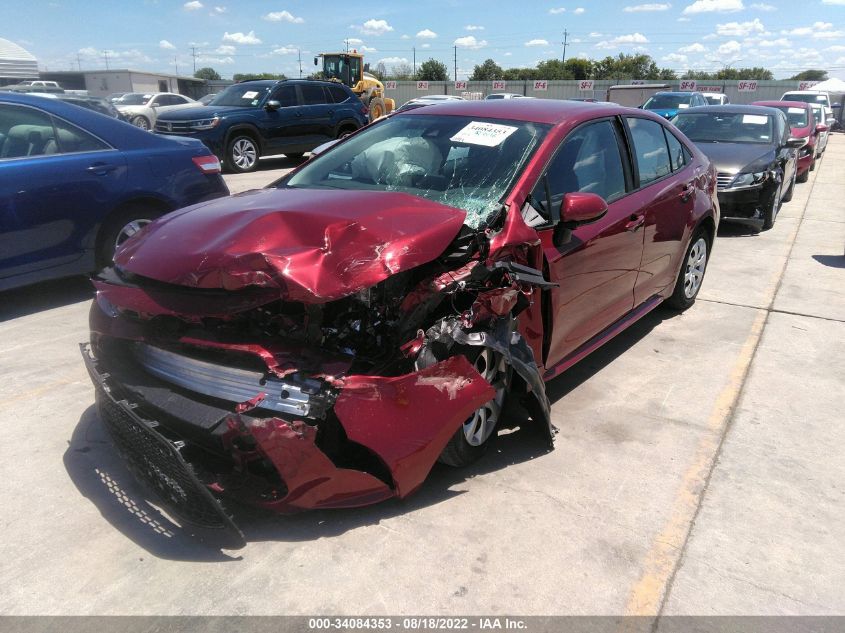 2022 TOYOTA COROLLA LE VIN: 5YFEPMAEXNP324041