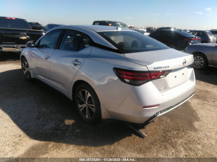 2022 NISSAN SENTRA SV VIN: 3N1AB8CVXNY296889