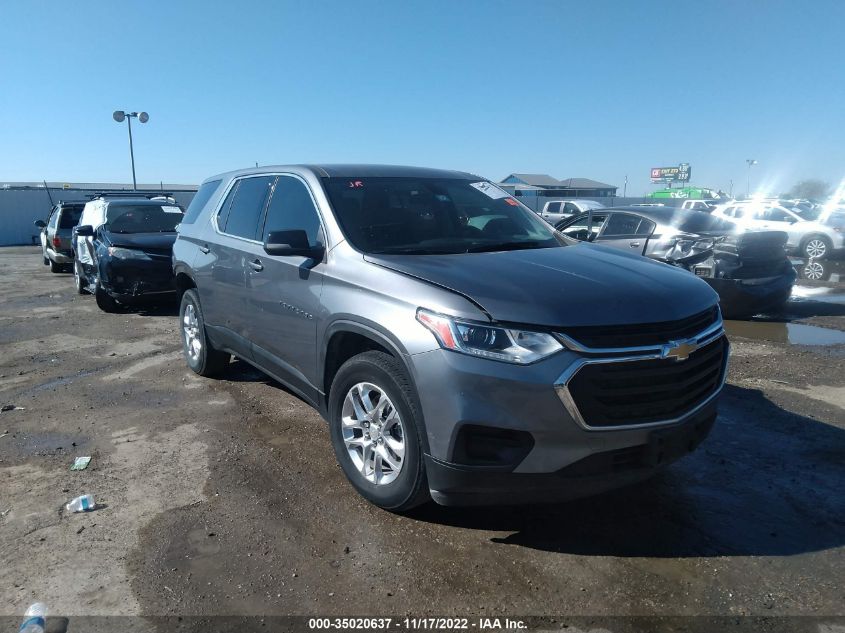 2021 CHEVROLET TRAVERSE LS VIN: 1GNERFKW7MJ184974