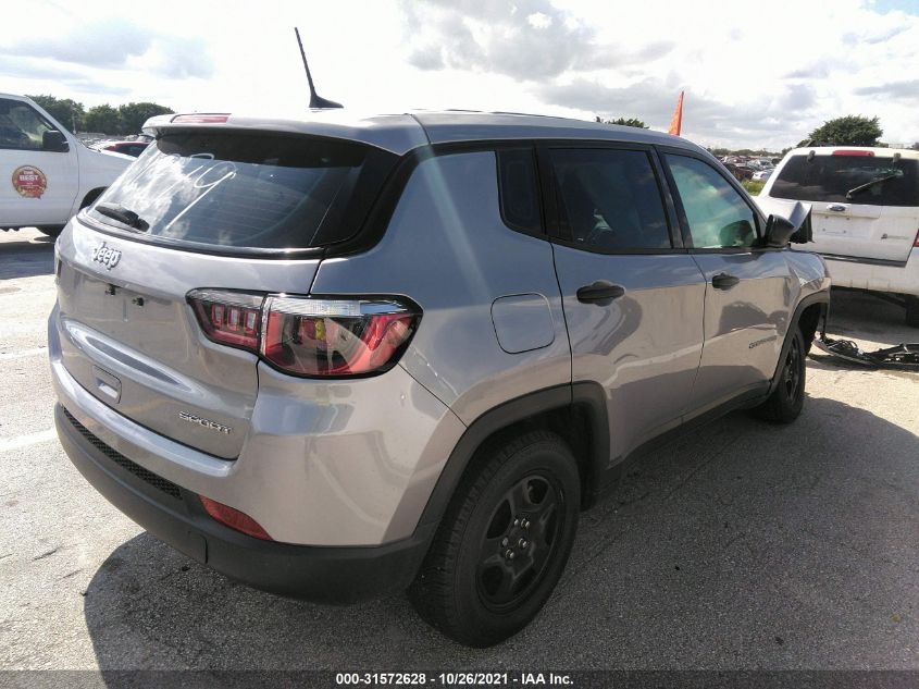 2020 JEEP COMPASS SPORT VIN: 3C4NJCAB7LT121779