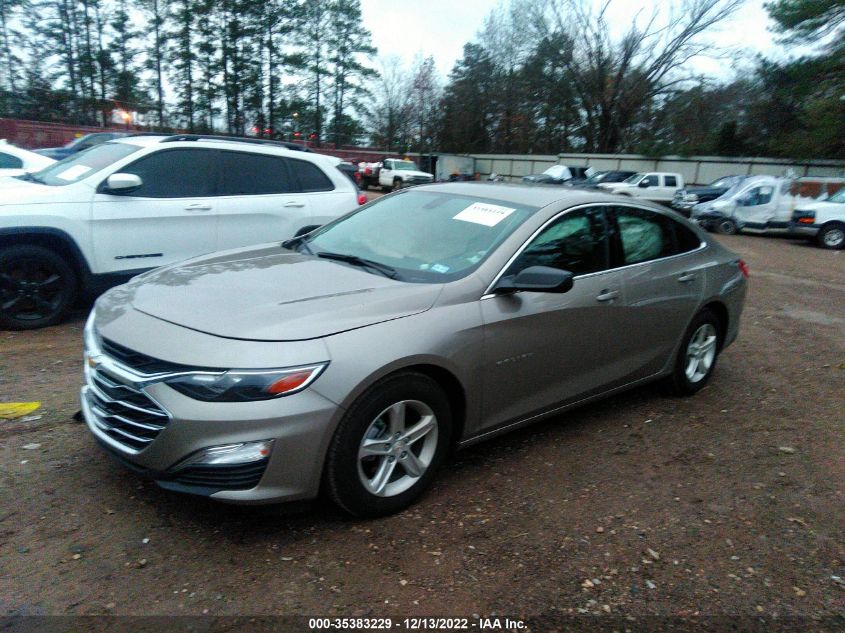2022 CHEVROLET MALIBU LS VIN: 1G1ZB5ST2NF191424