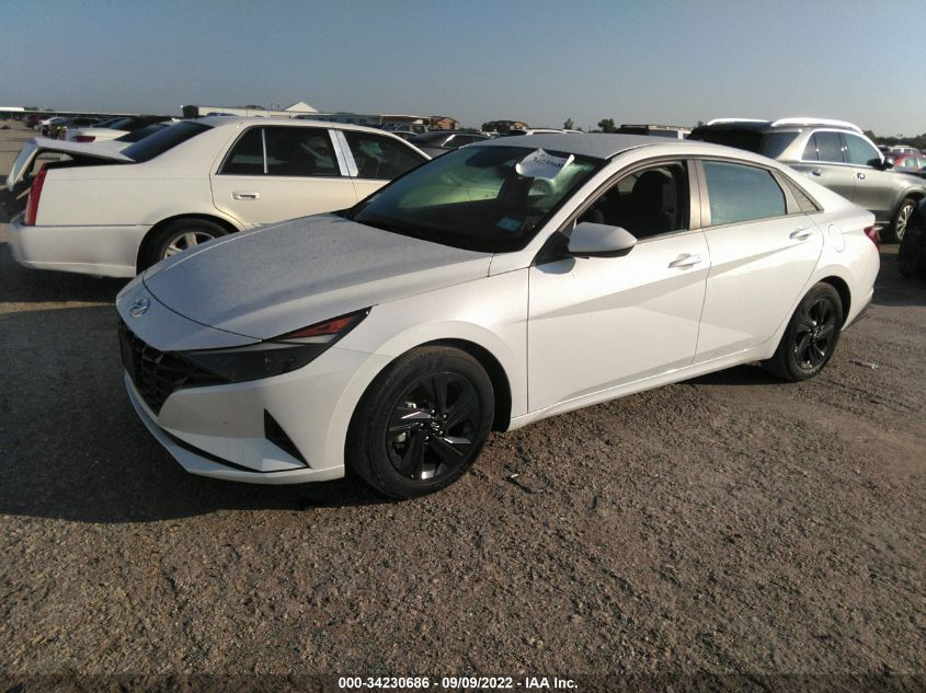 2022 HYUNDAI ELANTRA SEL VIN: 5NPLM4AG3NH070879