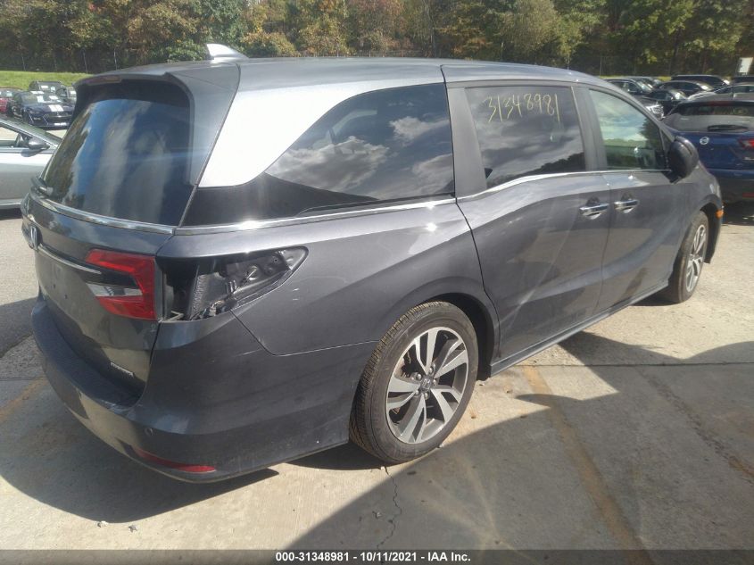 2021 HONDA ODYSSEY TOURING VIN: 5FNRL6H87MB030390