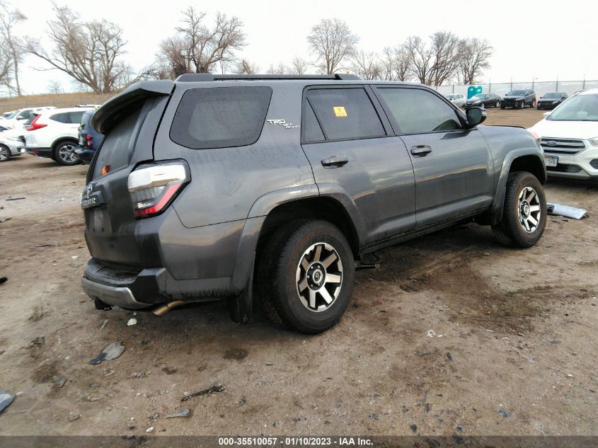 2022 TOYOTA 4RUNNER TRD OFF ROAD PREMIUM VIN: JTERU5JR7N6079852