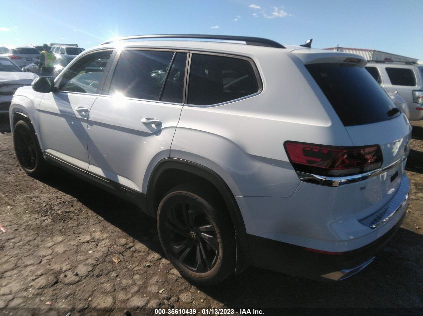 2022 VOLKSWAGEN ATLAS 2.0T SE W/TECHNOLOGY VIN: 1V2JP2CA8NC521083