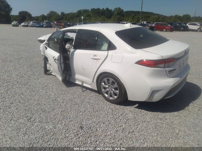 2021 TOYOTA COROLLA LE VIN: JTDEPMAE7MJ152375