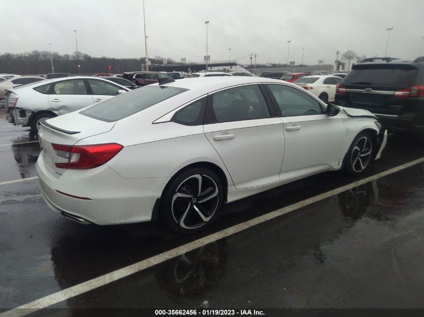 2022 HONDA ACCORD SEDAN SPORT VIN: 1HGCV1F3XNA105542