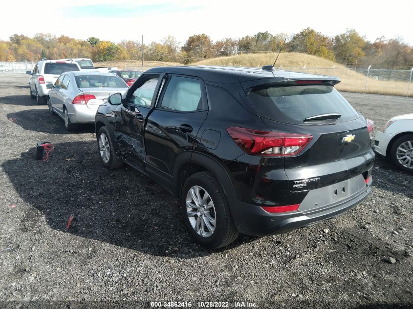2021 CHEVROLET TRAILBLAZER LS VIN: KL79MMS23MB127382