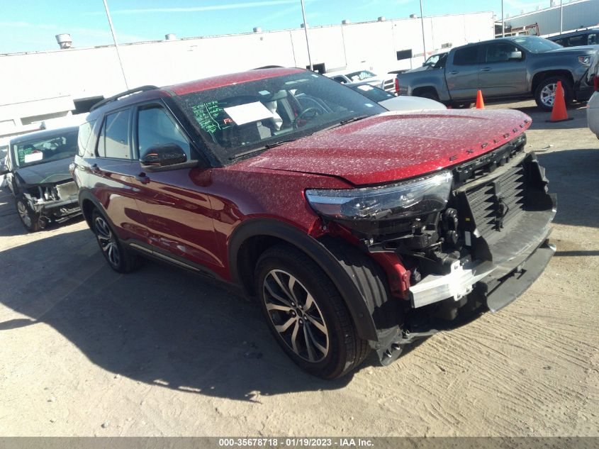 2021 FORD EXPLORER ST VIN: 1FM5K8GC5MGB23865