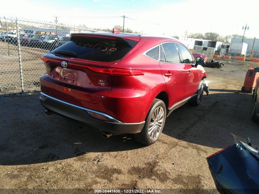 2021 TOYOTA VENZA LE/XLE/LIMITED VIN: JTEAAAAH5MJ034779