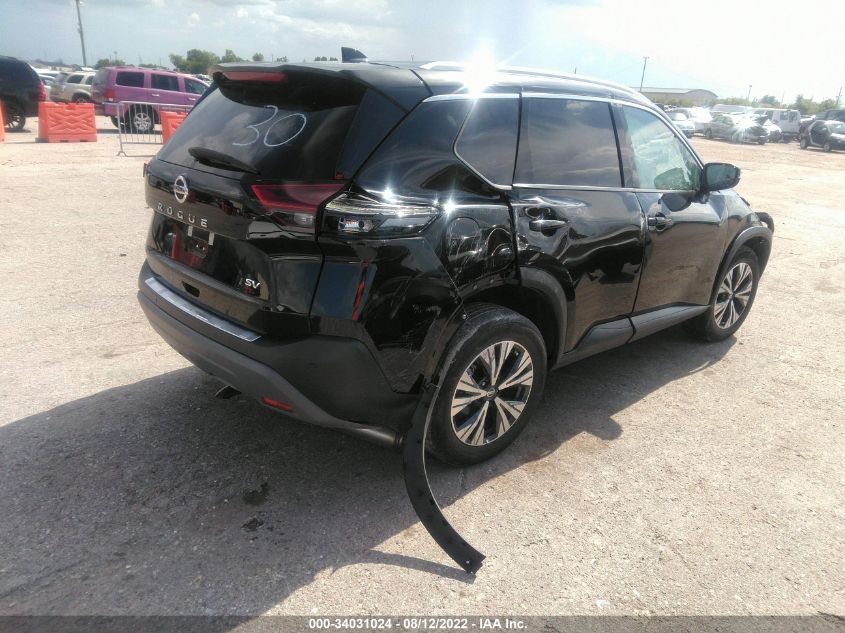 2021 NISSAN ROGUE SV VIN: 5N1AT3BAXMC747639