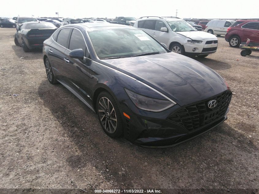 2021 HYUNDAI SONATA LIMITED VIN: 5NPEH4J27MH128928