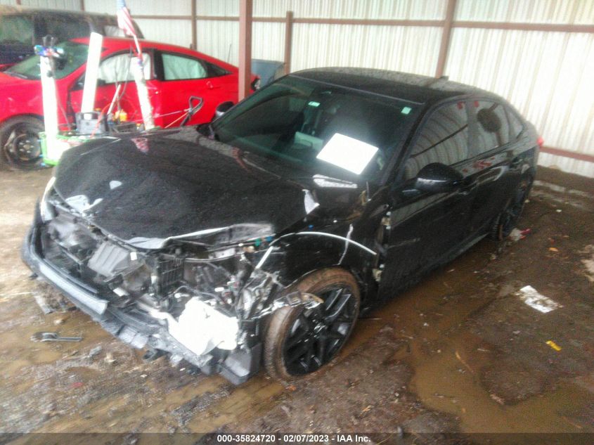 2022 HONDA CIVIC SEDAN SPORT VIN: 2HGFE2F57NH501143